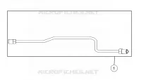 BRAKE LINES, LEFT, REAR