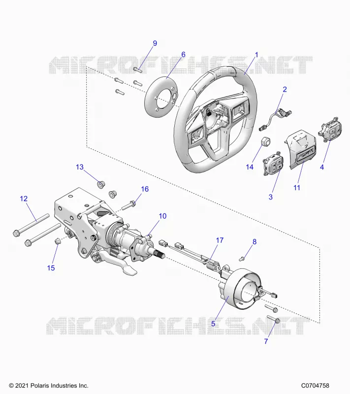 STEERING, UPPER, PREMIUM/ULTIMATE