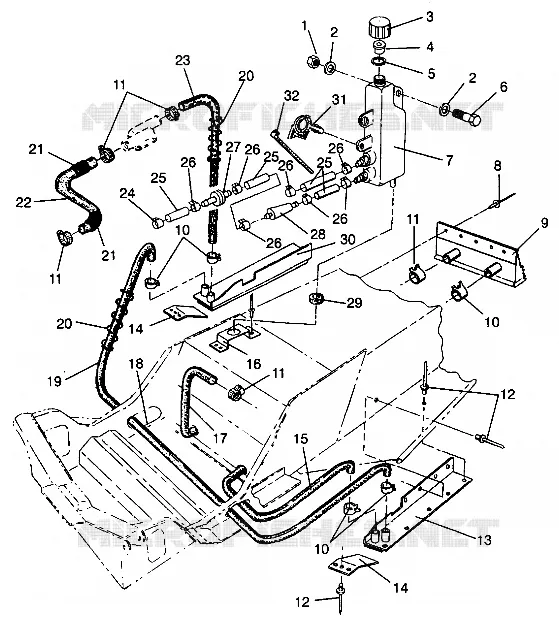 COOLING SYSTEM 440 XCR 0941760 (4925182518014A)