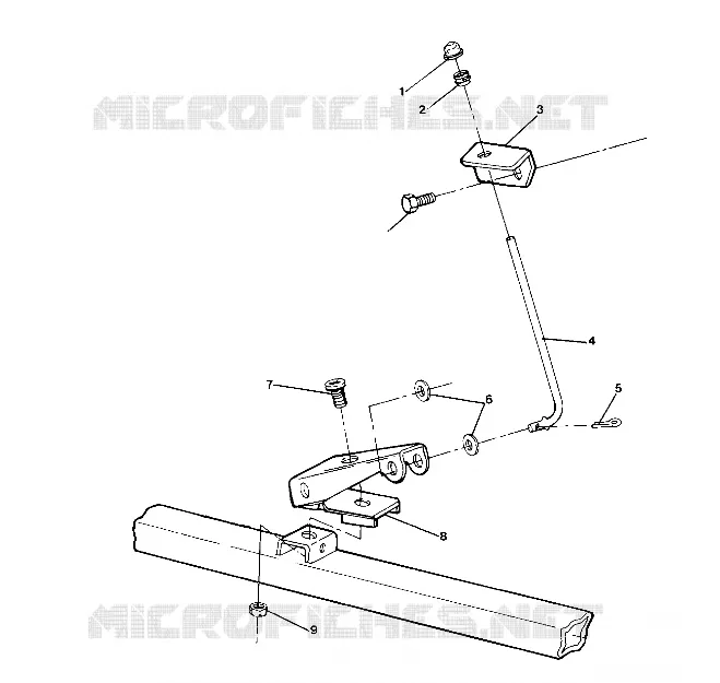 PARKING BRAKE ASSEMBLY 4X6--UPDATED 4/89 (49173717370044)