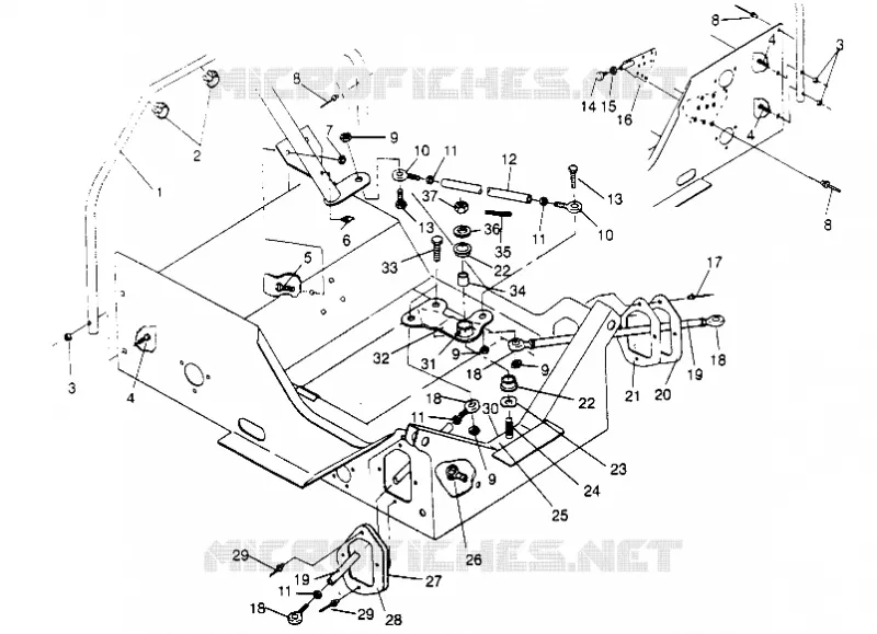 STEERING ASSEMBLY 600 XCR 0951676 (4929132913B007)