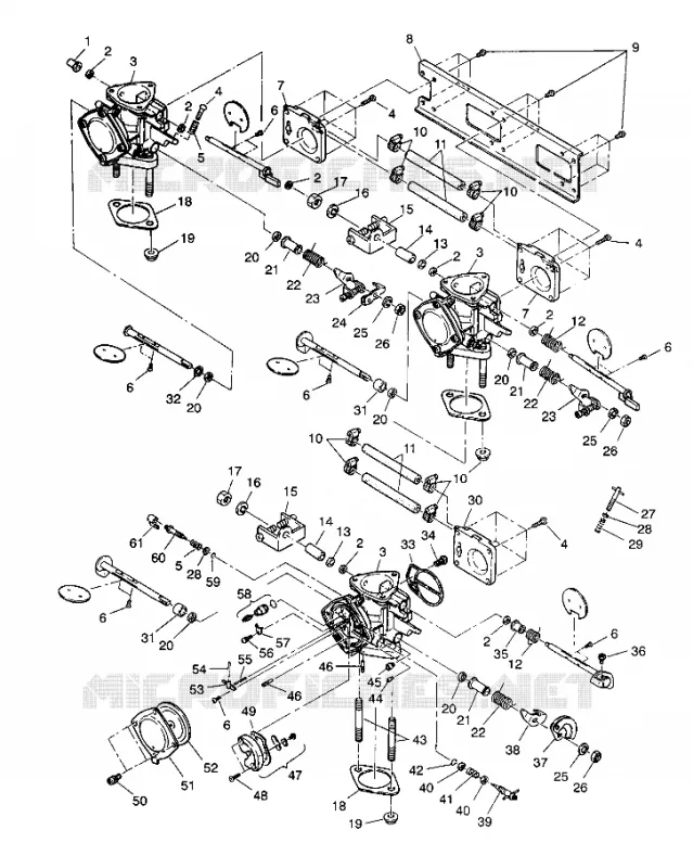 CARBURETOR SL 750 B944070 (4927012701027A)