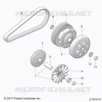 DRIVE TRAIN, PRIMARY CLUTCH