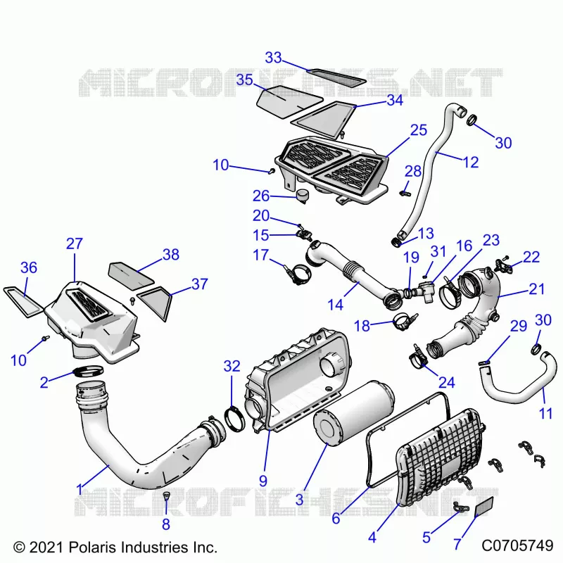 ENGINE, AIR INTAKE SYSTEM