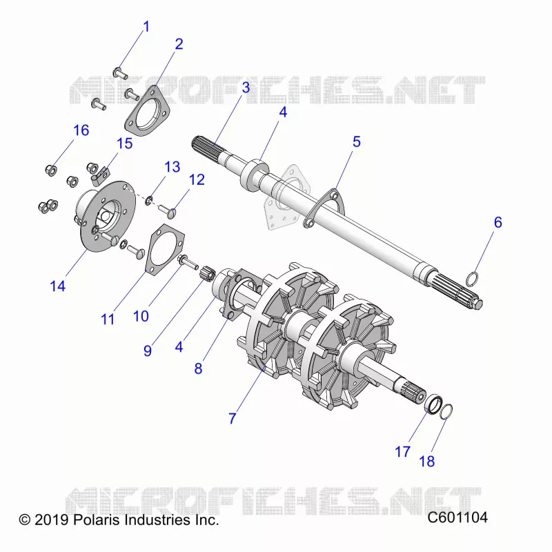 DRIVE TRAIN, JACKSHAFT AND DRIVESHAFT