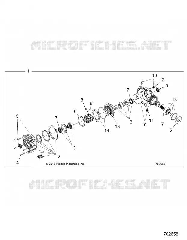 DRIVE TRAIN, FRONT GEARCASE