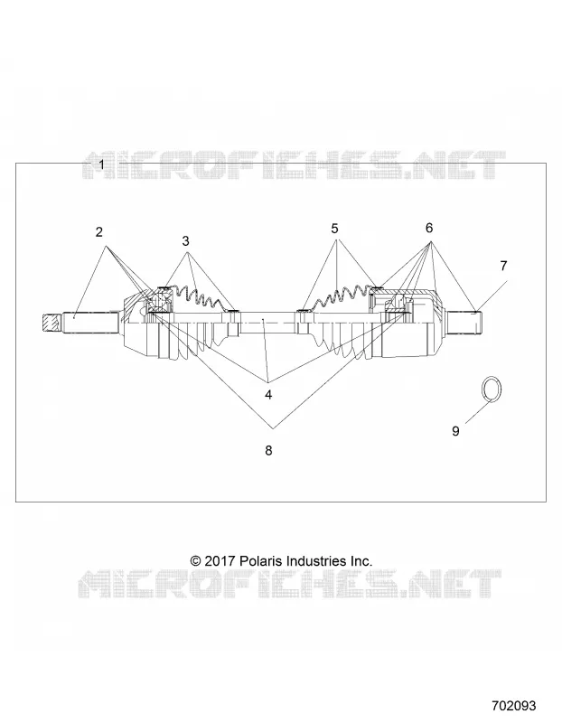DRIVE TRAIN, FRONT DRIVE SHAFT