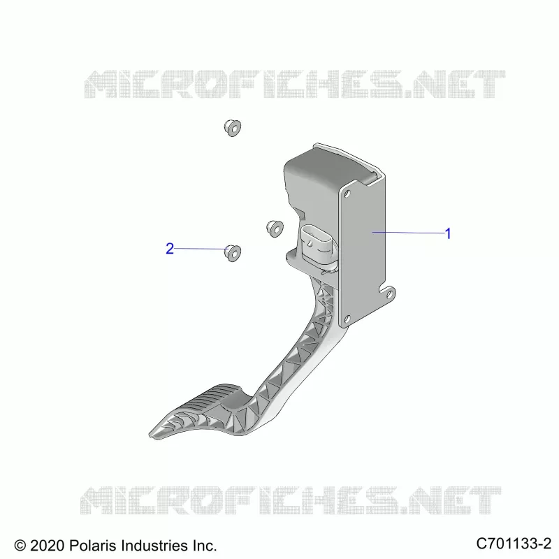 ENGINE, THROTTLE PEDAL