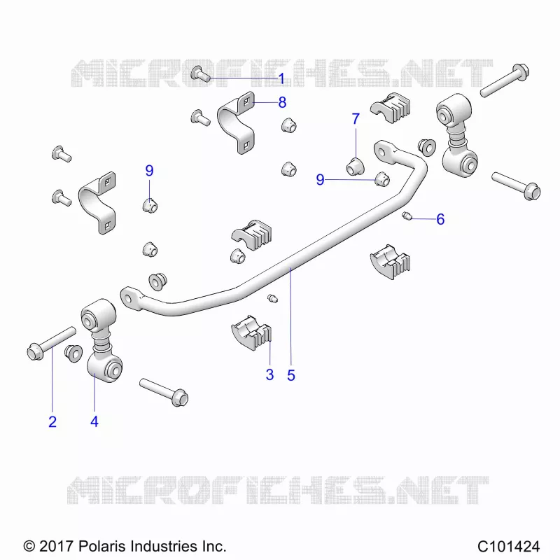 STABILIZER BAR, FRONT