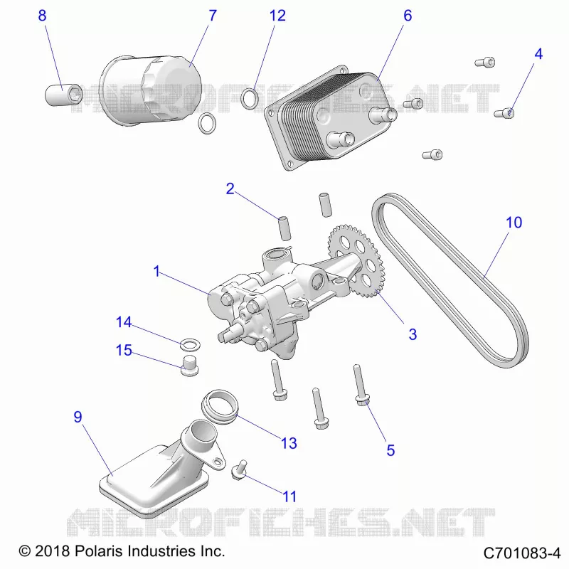 OIL PUMP AND OIL COOLER