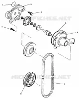 WATER PUMP XLT TOURING  0963357 AND EUROPEAN XLT TOURING  E963357 (4931923192C009)