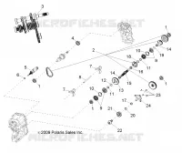DRIVE TRAIN, MAIN GEARCASE OUTPUT SHAFT