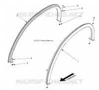 ROOF RAILS, 2 PASSENGER