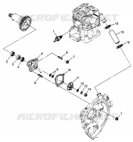 WATER PUMP SCRAMBLER 400L W97BC38C (4939893989D008)