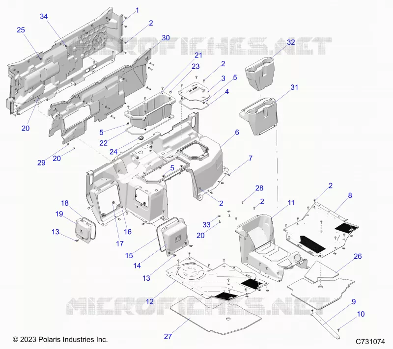 FLOOR AND REAR CLOSEOFF