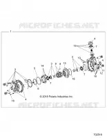 DRIVE TRAIN, FRONT GEARCASE (TO 8/15/2019)