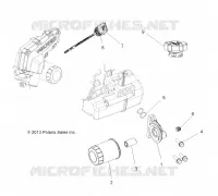 ENGINE, OIL FILTER AND DIPSTICK