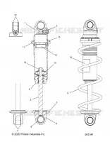 SUSPENSION, FRONT SHOCK TRACK MONOTUBE