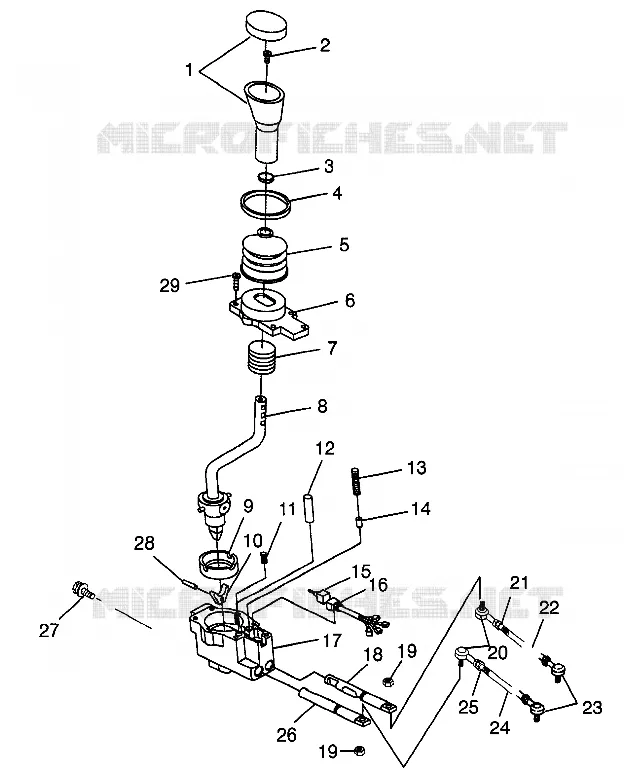 GEAR SELECTOR BIG BOSS 6X6 400L W97AE38A (4940814081D005)