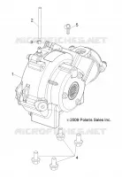 DRIVE TRAIN, FRONT GEARCASE MOUNTING