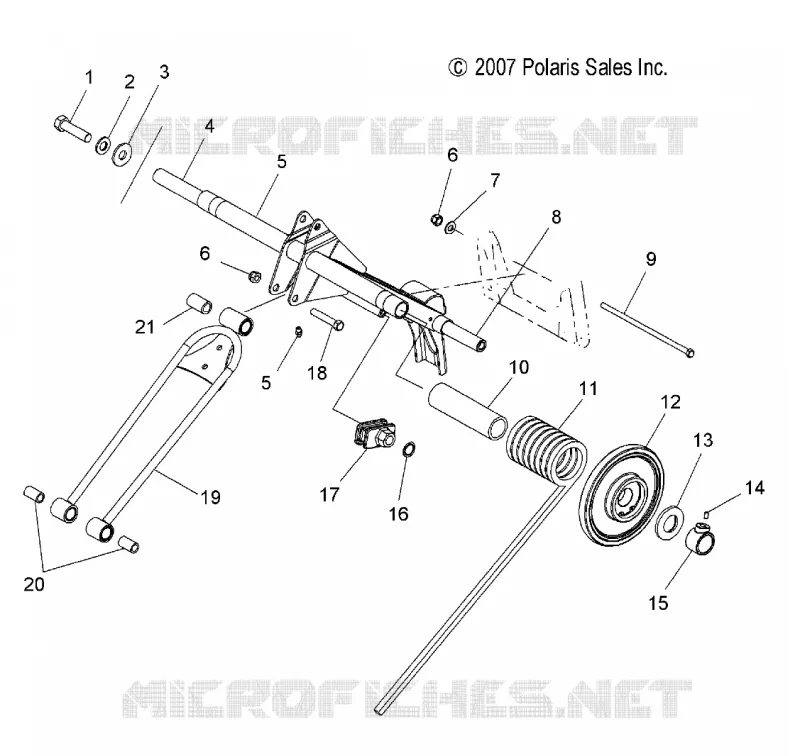 REAR SUSPENSION TORQUE ARM (144 INCH)