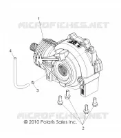 DRIVE TRAIN, FRONT GEARCASE MOUNTING