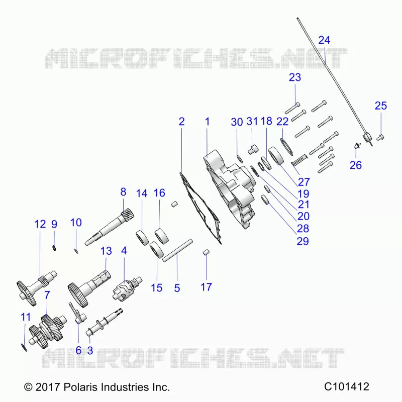 DRIVE TRAIN, MAIN GEARCASE