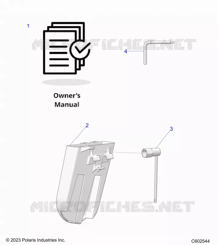 REFERENCES, TOOLS, BELT HOLDER, AND OWNERS MANUAL