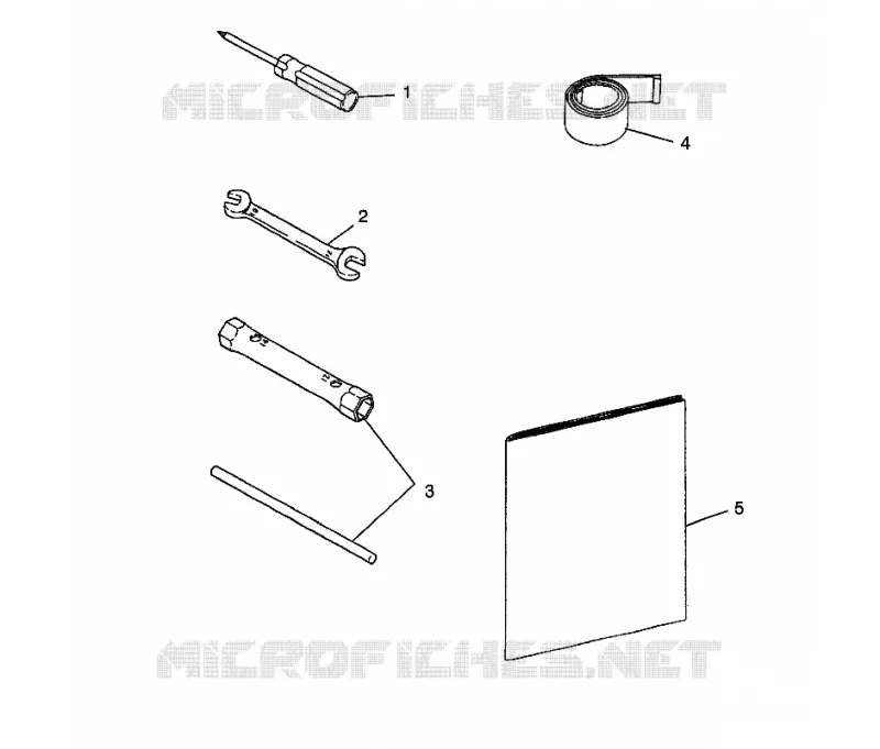 TOOL KIT    ULTRA TOURING 0985378 AND EUROPEAN ULTRA TOURING E985378 (4943404340D007)