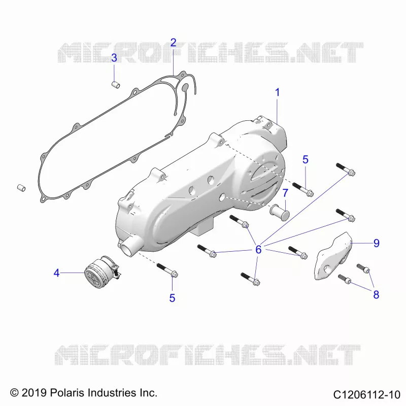 DRIVE TRAIN, CLUTCH COVER AND DUCTING