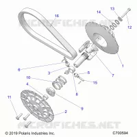 DRIVE TRAIN, CLUTCH, SECONDARY