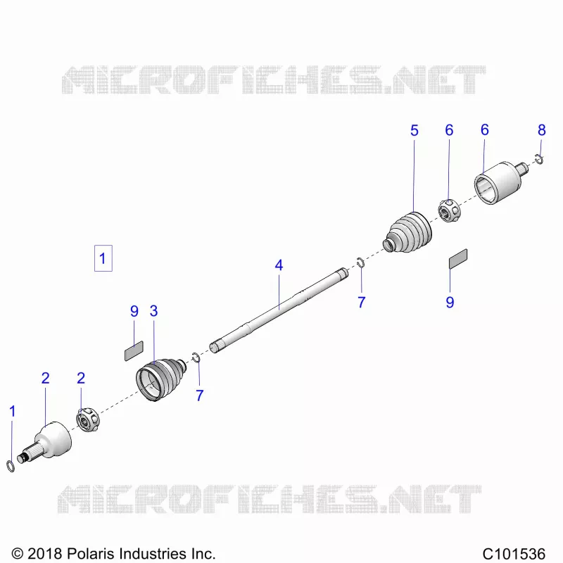 DRIVE TRAIN, FRONT DRIVE SHAFT