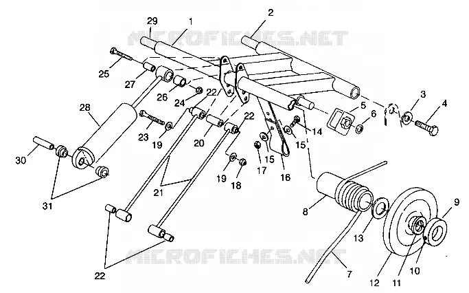 REAR TORQUE ARM 440 XCR 0941760 (4925182518022A)