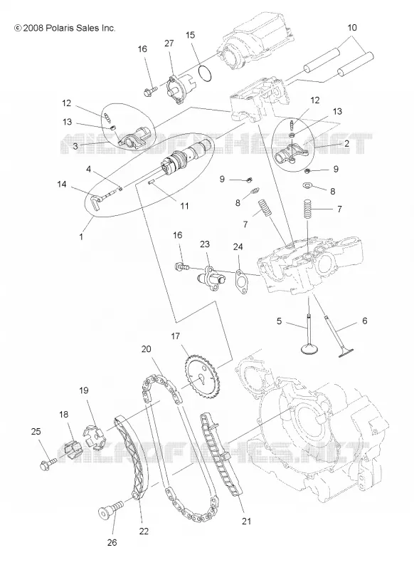 VALVES AND CAMSHAFT