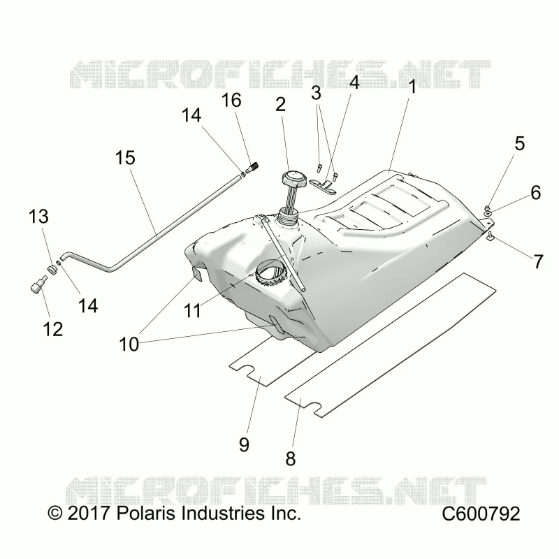 FUEL SYSTEM, FUEL TANK ASM.