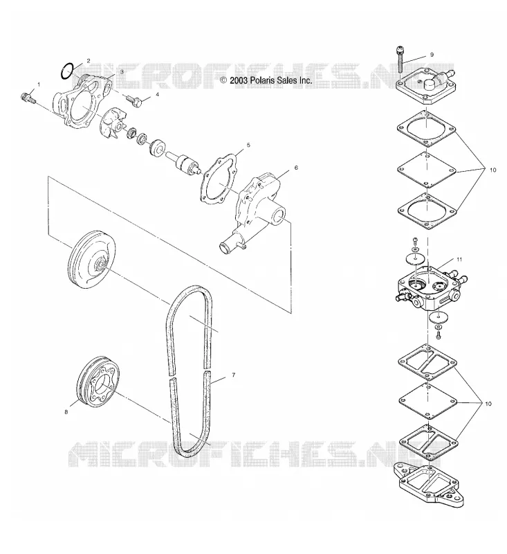 WATER PUMP/FUEL PUMP