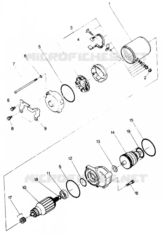 STARTING MOTOR ASSEMBLY (49147514750042)