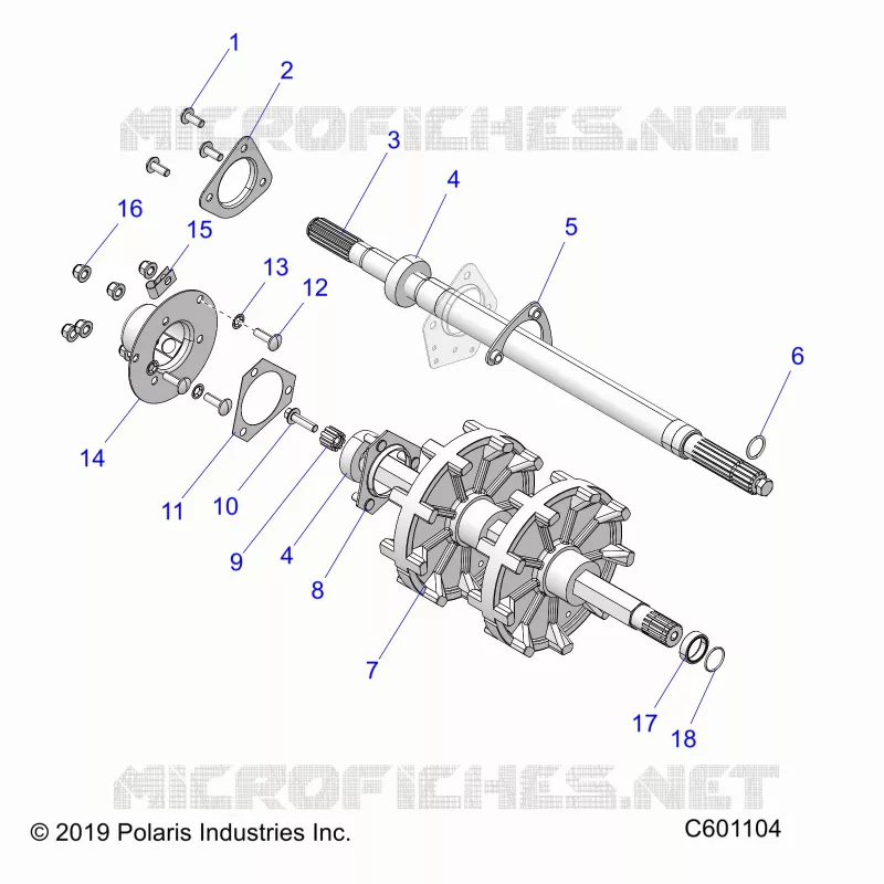 DRIVE TRAIN, JACKSHAFT AND DRIVESHAFT