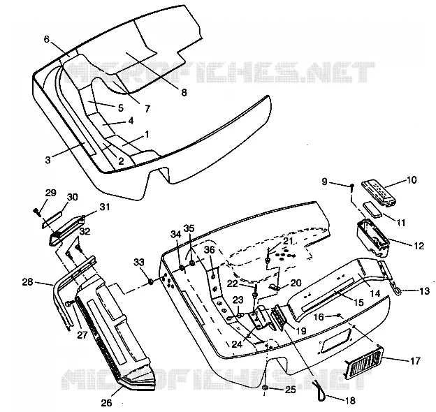 NOSEPAN ASSEMBLY SPORT 0940443 AND SPORT SKS 0940243 (4925052505006A)