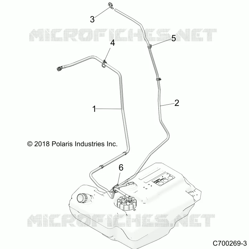 FUEL SYSTEM, LINES, STD.