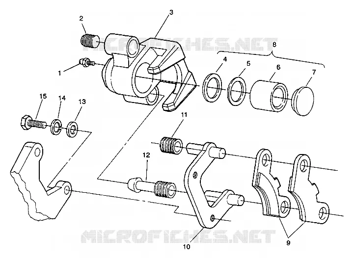 FRONT BRAKE TRAIL BOSS W938527 (4924072407012A)