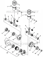 PISTON   CRANKSHAFT 440 XCR SP 0961760 (4931583158C010)
