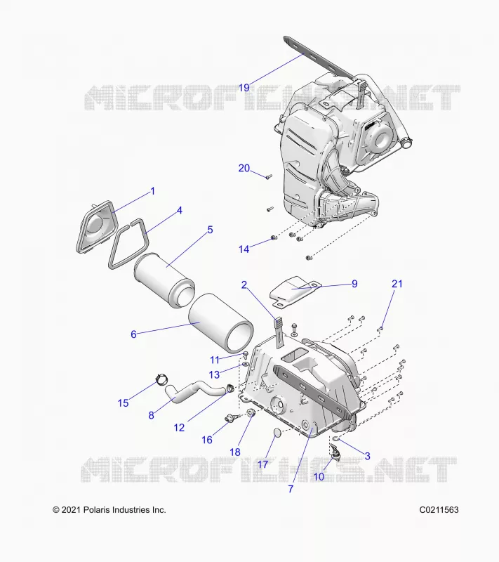 ENGINE, AIR INTAKE