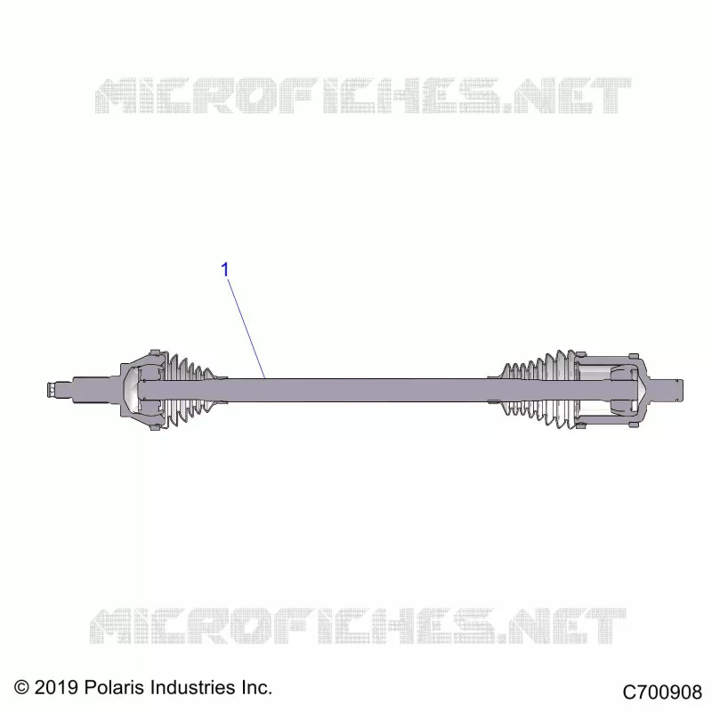 DRIVE TRAIN, FRONT HALF SHAFT