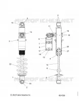 SUSPENSION, REAR SHOCK TRACK