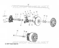 DRIVE TRAIN, PRIMARY CLUTCH
