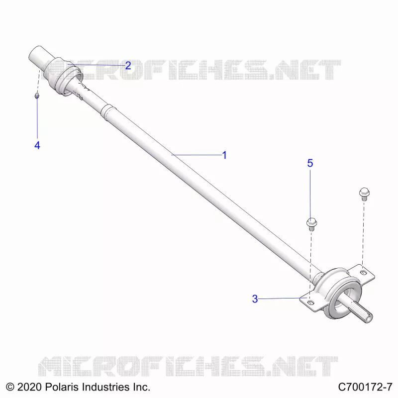 DRIVE TRAIN, REAR PROP SHAFT
