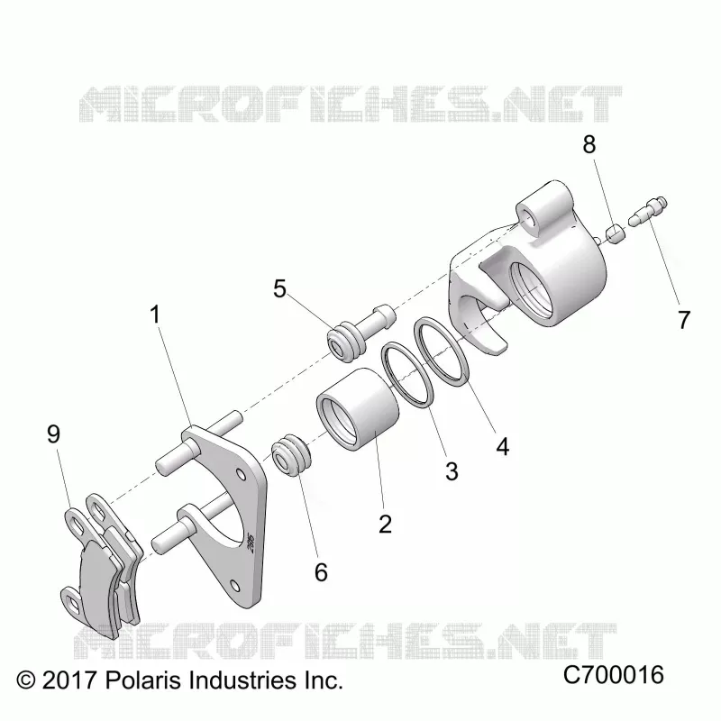 BRAKES, REAR CALIPER