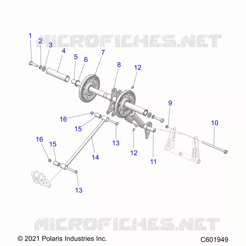 SUSPENSION, REAR TORQUE ARM