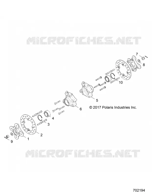 SUSPENSION, REAR CARRIER AND HUB